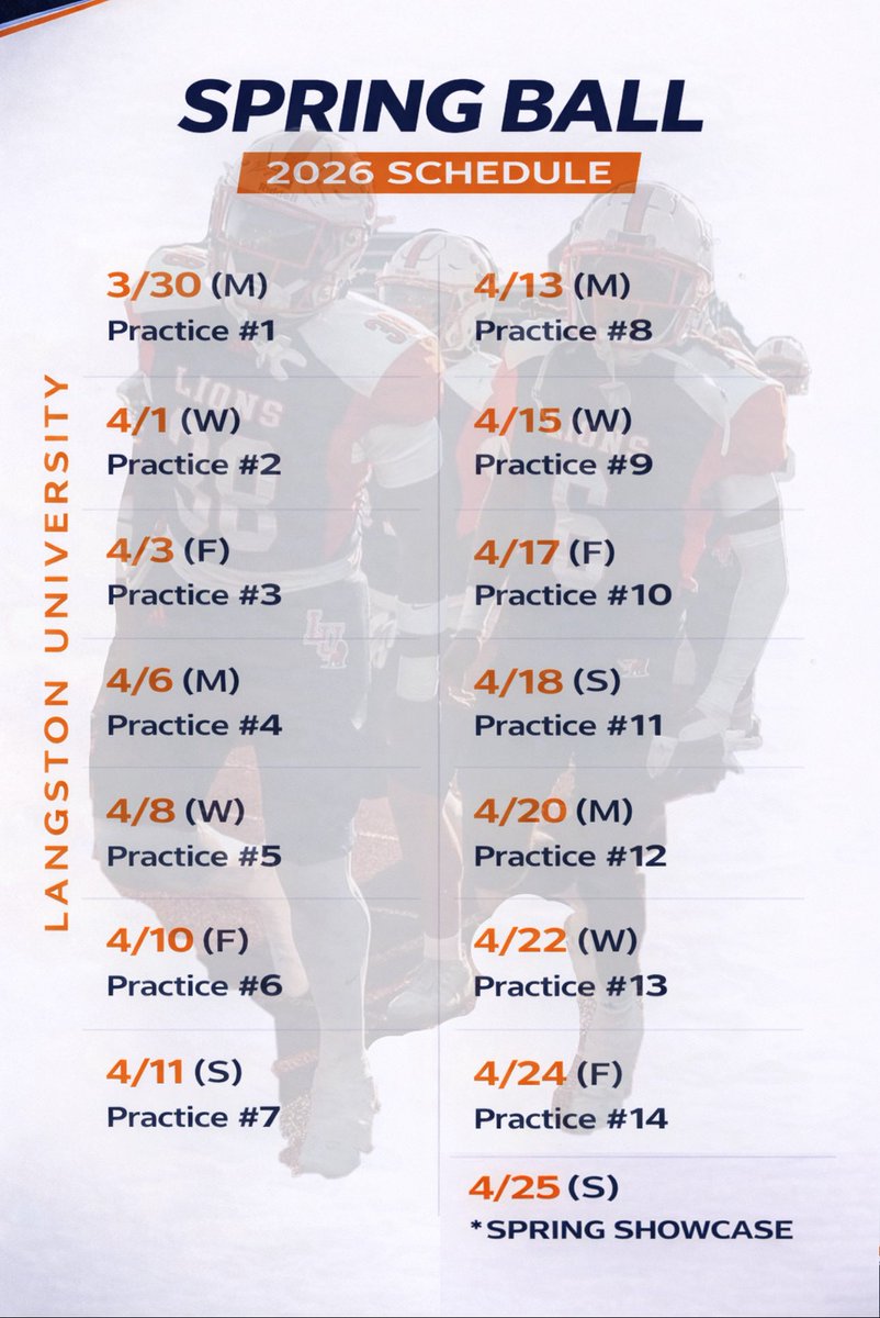 Langston University Football tweet media