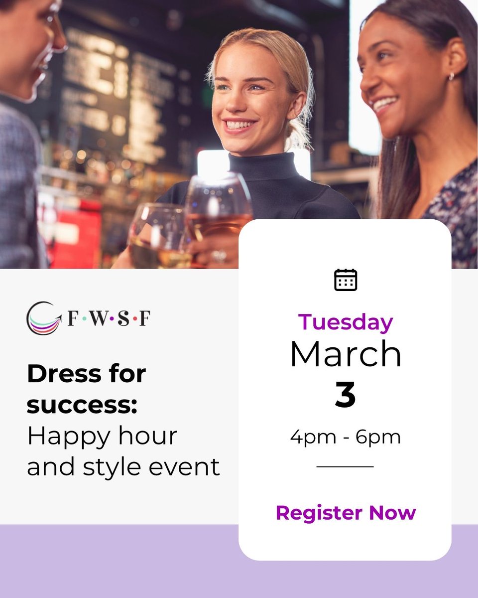 We are dressing for success! Join us 3/3 @ Grape in the Fog Wine Bar for a fun evening w/professional stylist Charlotte Hart.

We’ll talk style, building polished outfits, and dressing to feel like you. 

Plus, wine &amp; cheese pairing is included! Sign up - bit.ly/4a7lTI4