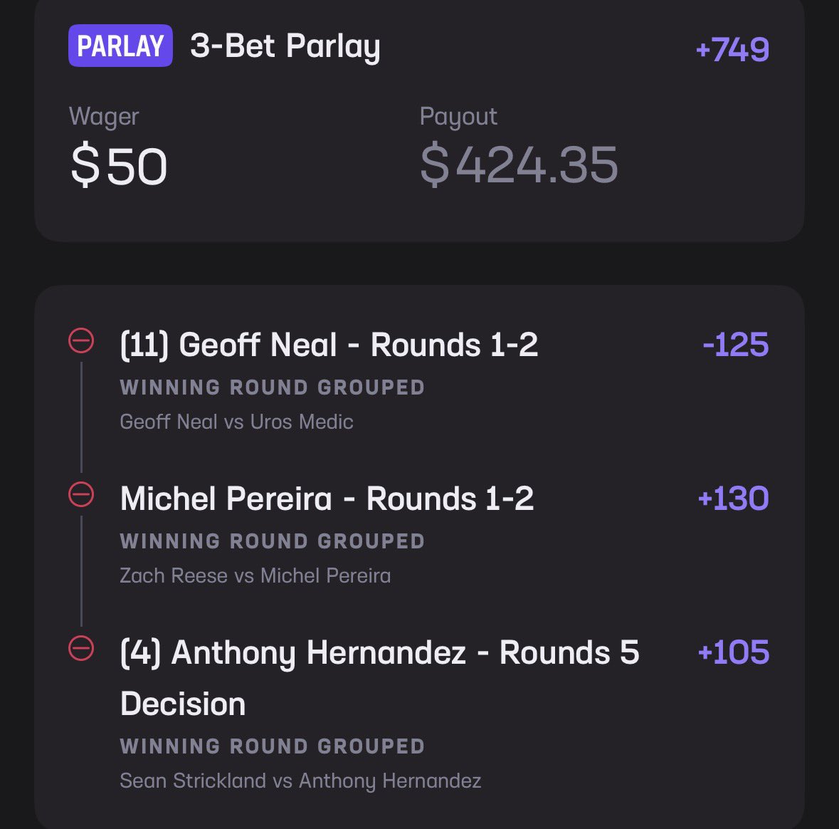 🛑✋ STOP SCROLLING ✋🛑

This UFC PARLAY is HITTING ⬇️

whop.com/parlaysnipers/…