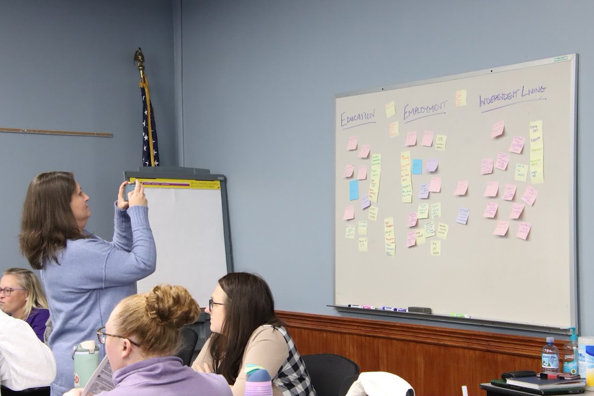 SSTregion2's tweet photo. Transition planning isn’t paperwork, it’s possibility. When we start with where a student hopes to go, the conversation shifts. Through backwards planning with OCALI and DODD, teams mapped goals to real outcomes. 

The result? IEPs that feel less like forms and more like futures. https://t.co/zCMM5DhuBQ