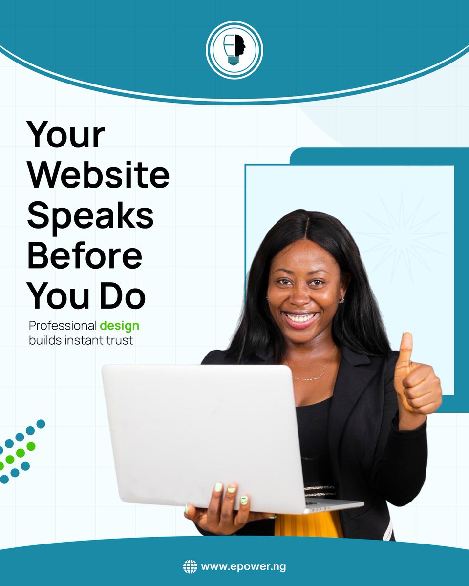 Your website is your brand ambassador online.
Make sure it speaks with confidence, credibility, and clarity.

#WebDesign #DigitalBranding #EpowerStudio #BrandTrust #UXDesign