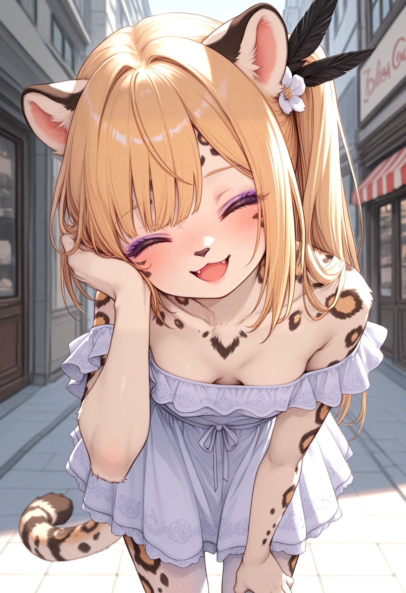 🐆😄何度も #warishitaMix に戻ってきてしまいます。
自分の作りたいものにぴったりの、美しくてとても表現力のあるモデルです。