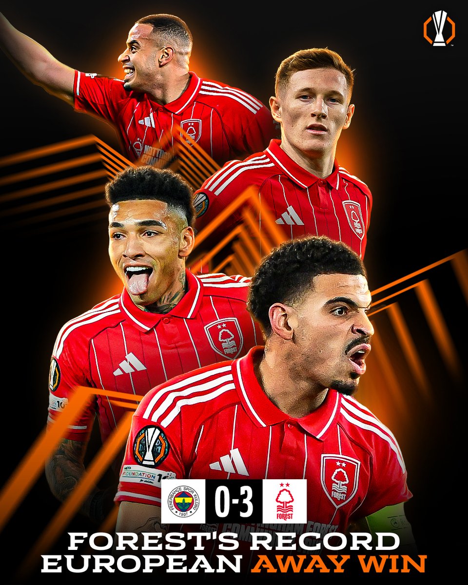 A landmark win for Nottingham Forest ✊

#UEL