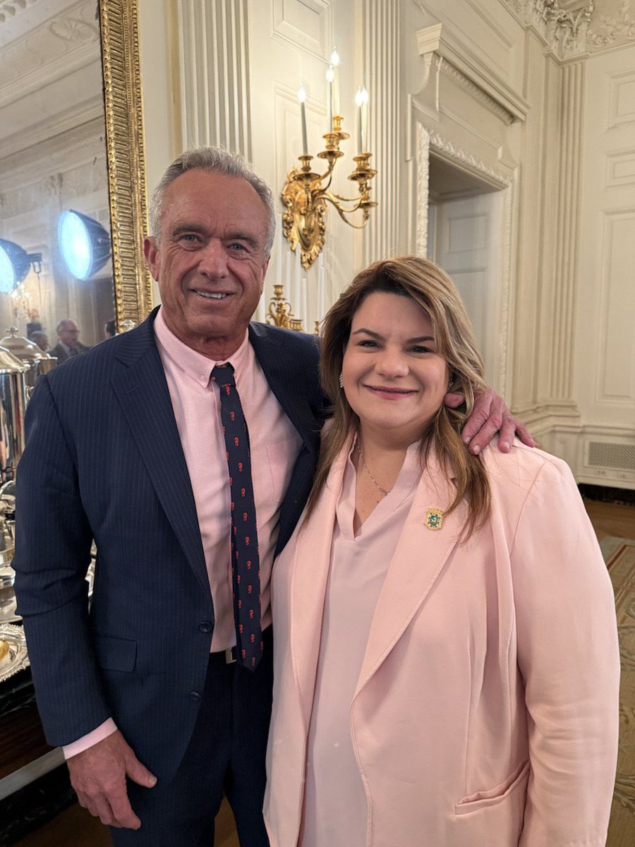 Today at <a href="/WhiteHouse/">The White House</a> , I had the opportunity to discuss with U.S. Secretary of Health and Human Services (<a href="/HHSGov/">HHS</a>), <a href="/SecKennedy/">Secretary Kennedy</a> efforts to advance and secure increased Medicaid funding for Puerto Rico.

We continue to actively advocate for initiatives that strengthen our island’s