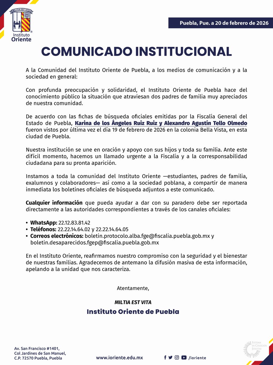 Instituto Oriente tweet media