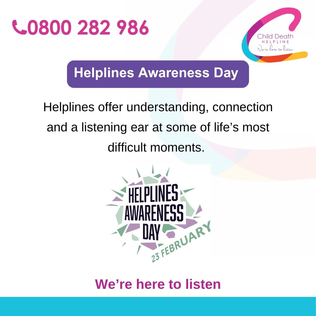 Child Death Helpline tweet media