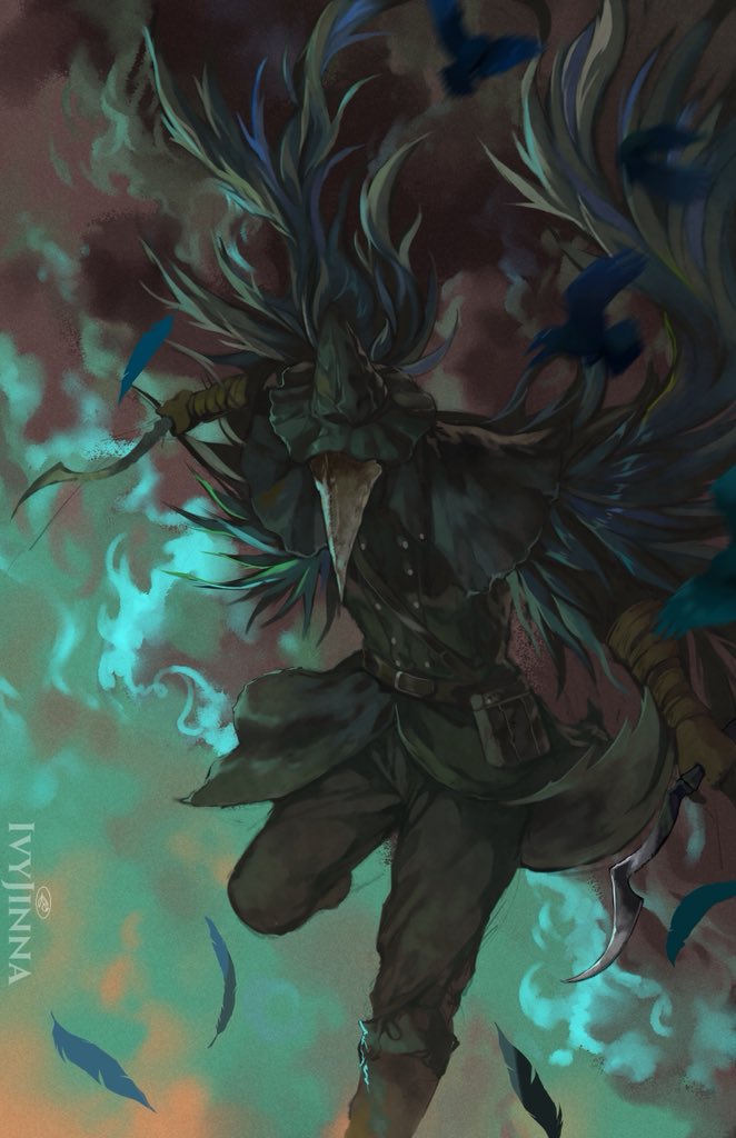 IvyJinna's tweet image. #Bloodborne 
Bird mommy save the day please