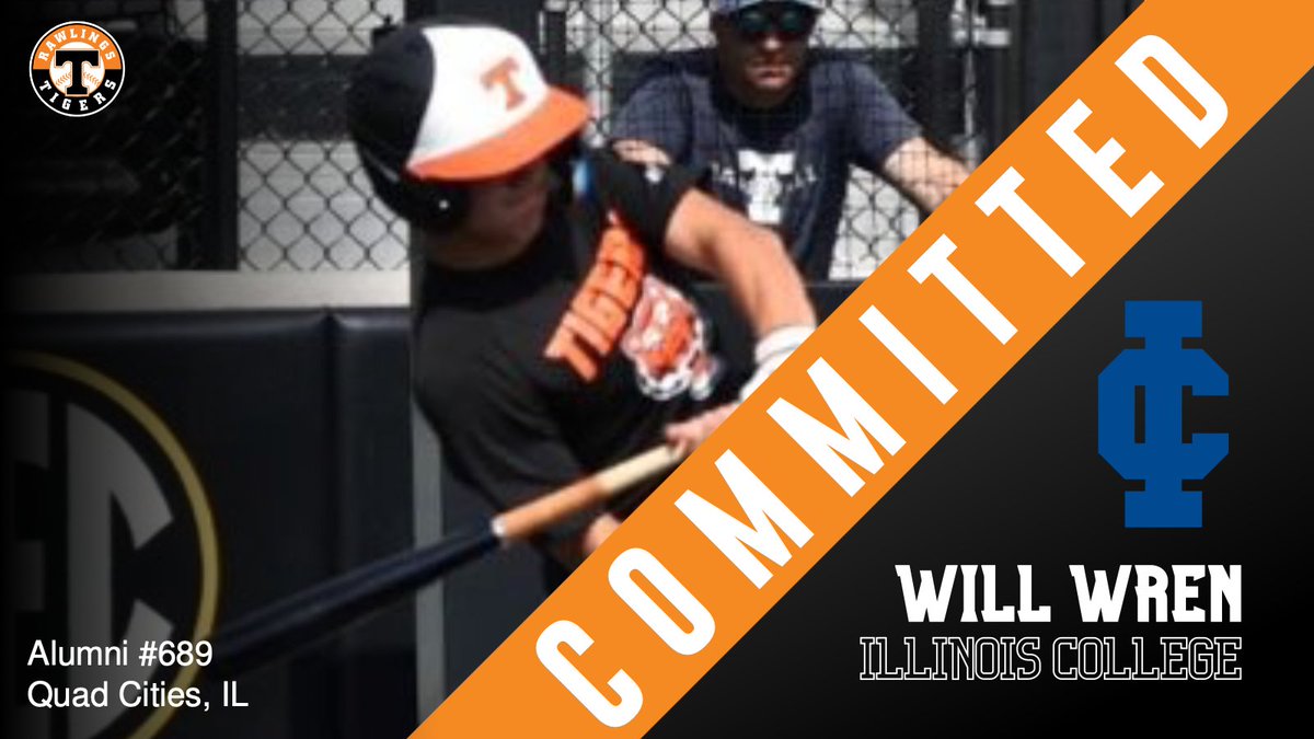 Congrats to Will Wren on his commitment to Illinois College! 

#TigerAlum
<a href="/Rawlings_Tigers/">Rawlings Tigers</a>