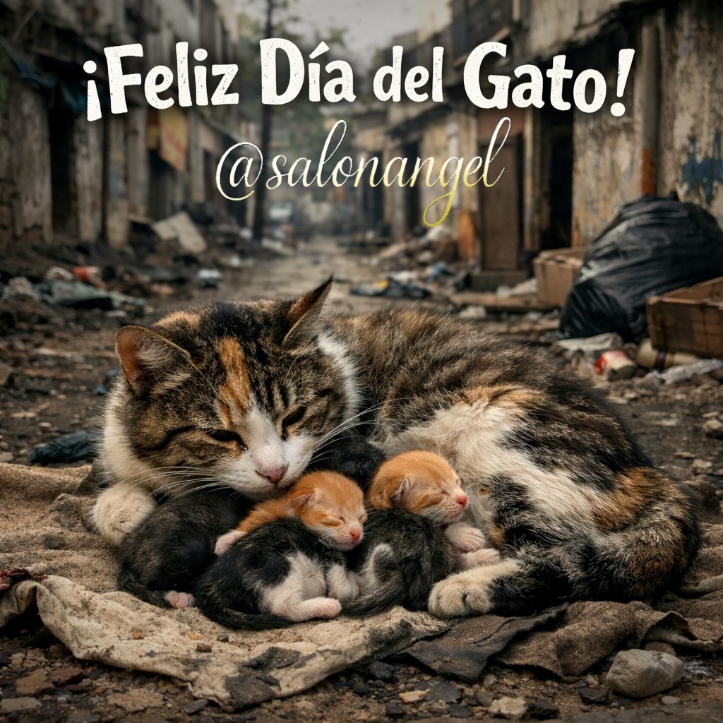 salonangel's tweet photo. #FelizDíaDelGato 🐾
Bellez@s hoy también celebramos a esos pequeños seres que, aunque muchas veces pasan desapercibidos en nuestras calles, nos recuerdan la importancia de la empatía y la compasión.
Bellezas, este día no solo es para…
https://t.co/UWSjbueNLT
#SalonAngelStudio https://t.co/0ua1Ra5V0o