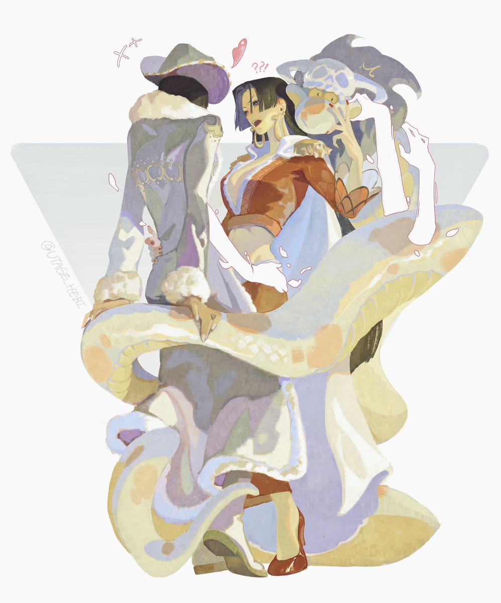 Miss.all Sunday这套无法超越的美。
汉库克老师的蛇被盯上了。