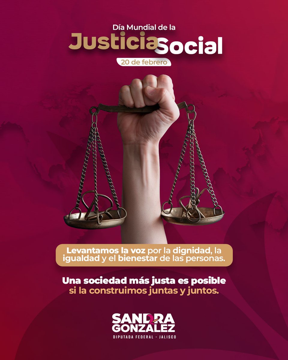 Como integrante de la Comisión de Seguridad Social, este Día de #JusticiaSocial significa mucho para mí, porque representa el compromiso permanente de trabajar para construir más oportunidades para todas y todos, eliminando barreras. Siempre buscando lo mejor para las perosnas.😎