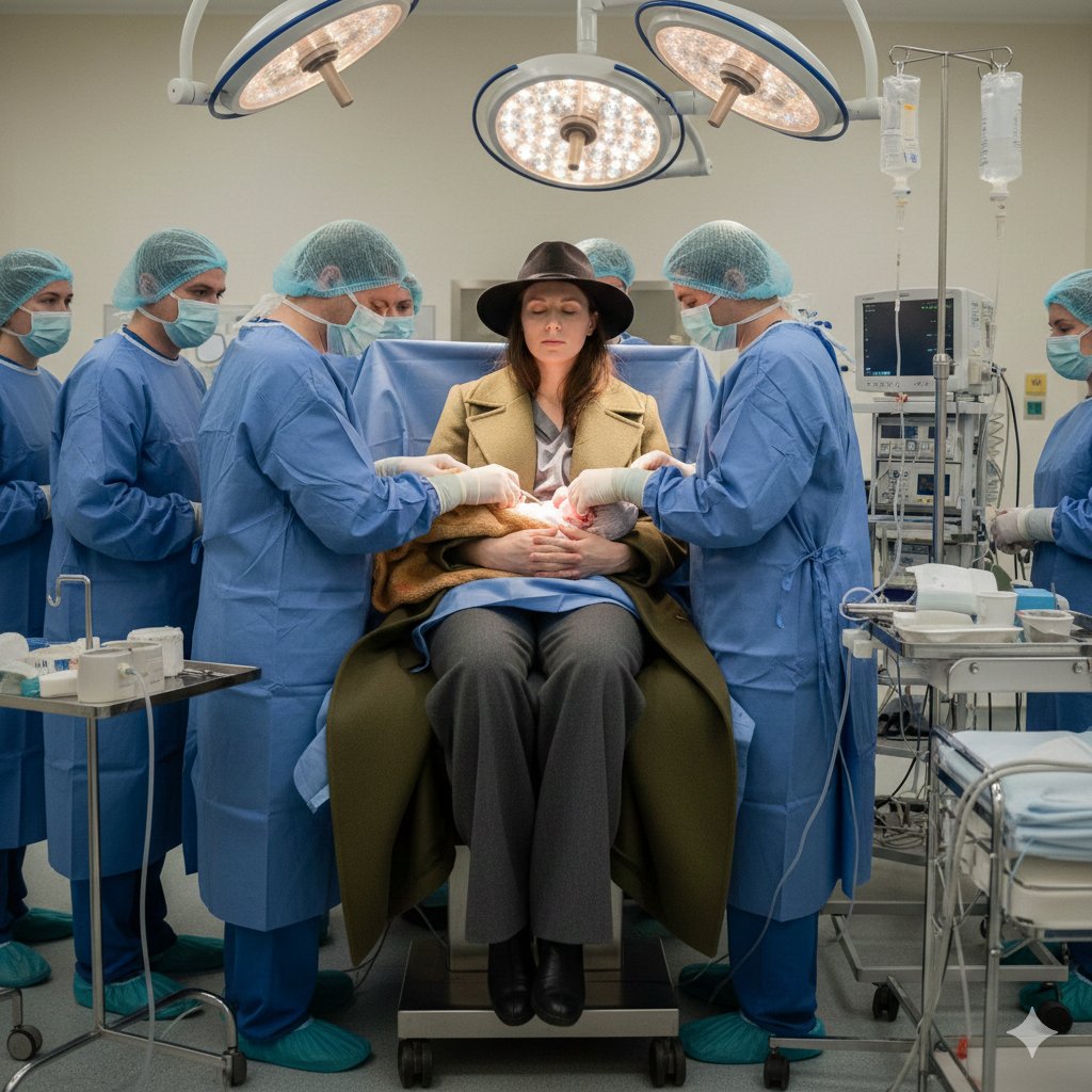 Dayının zihninde sezaryan ameliyatı 😁😁😁