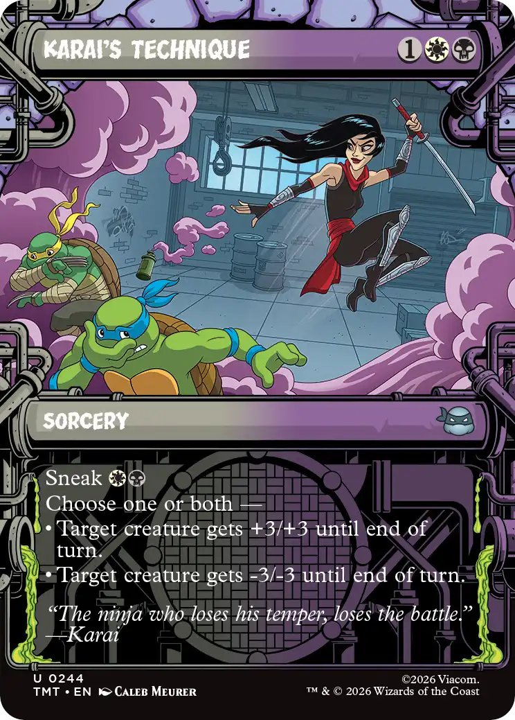 MTG x TMNT】 《カライの奥義》