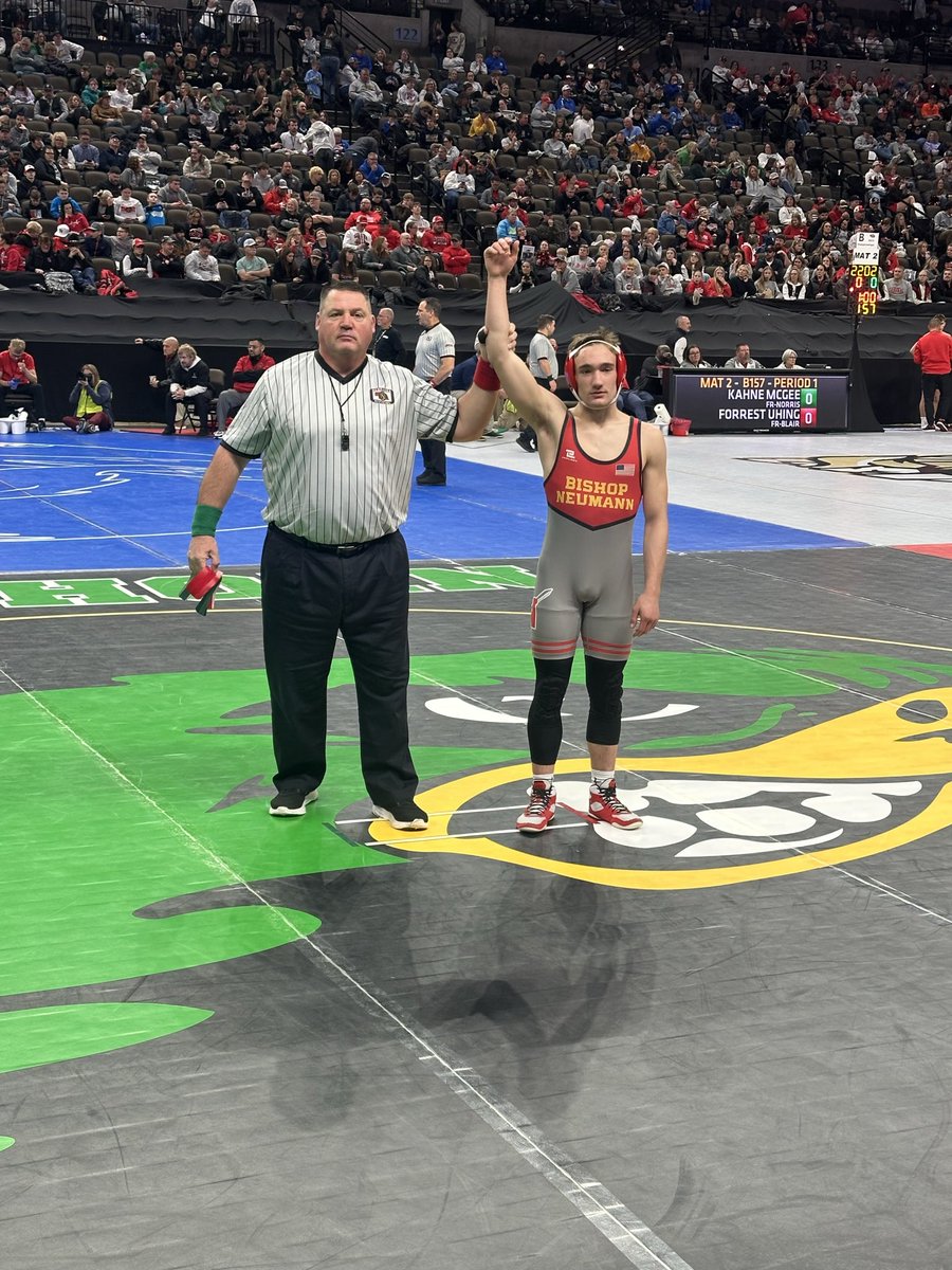 Bishop Neumann Wrestling tweet media