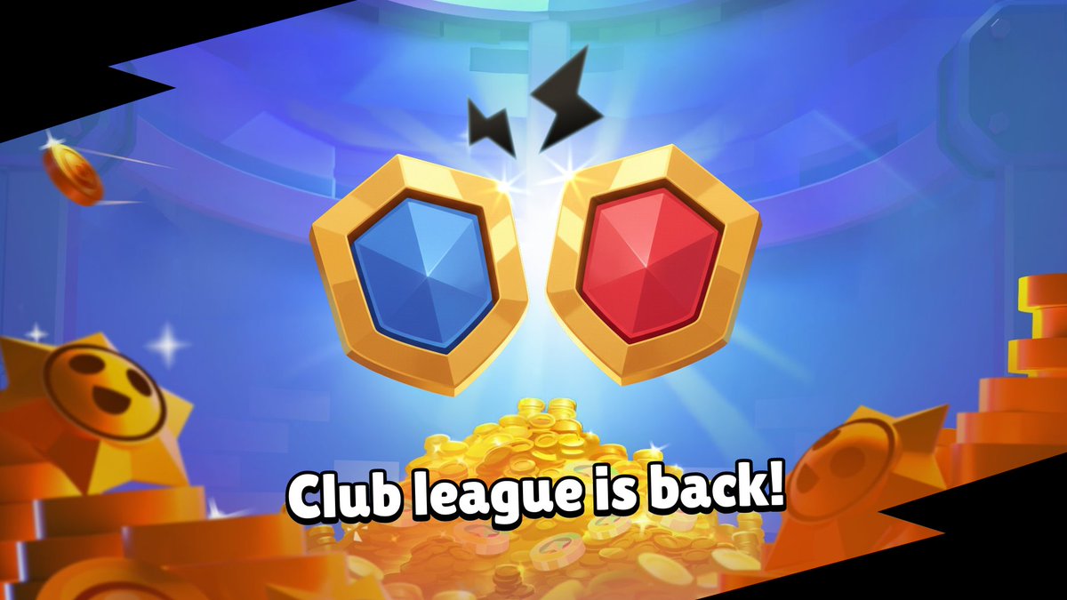 You missed the Brawl Talk? Don't worry!🙏
You only need to know that CLUB LEAGUE IS BACK! 💢