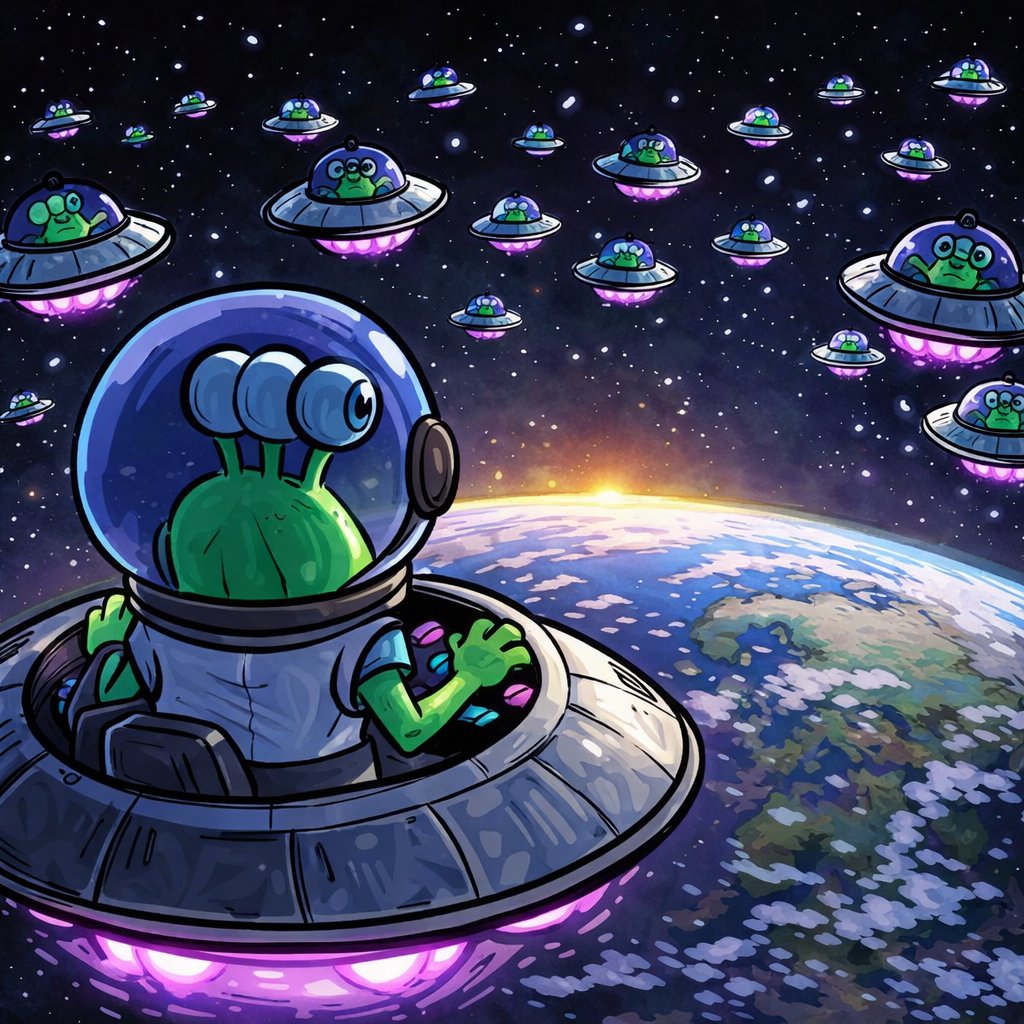 Visitor_sol's tweet image. Is this first contact… or an invasion?