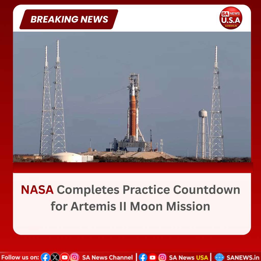 SANewsUSA's tweet image. NASA has cleared fueling of its Space Launch System rocket with over 750,000 gallons of supercold propellant in a second wet dress rehearsal. The test will check leak fixes and rehearse countdown delays ahead of a possible lunar launch as early as March 6.

#NASA #Artemis #SLS