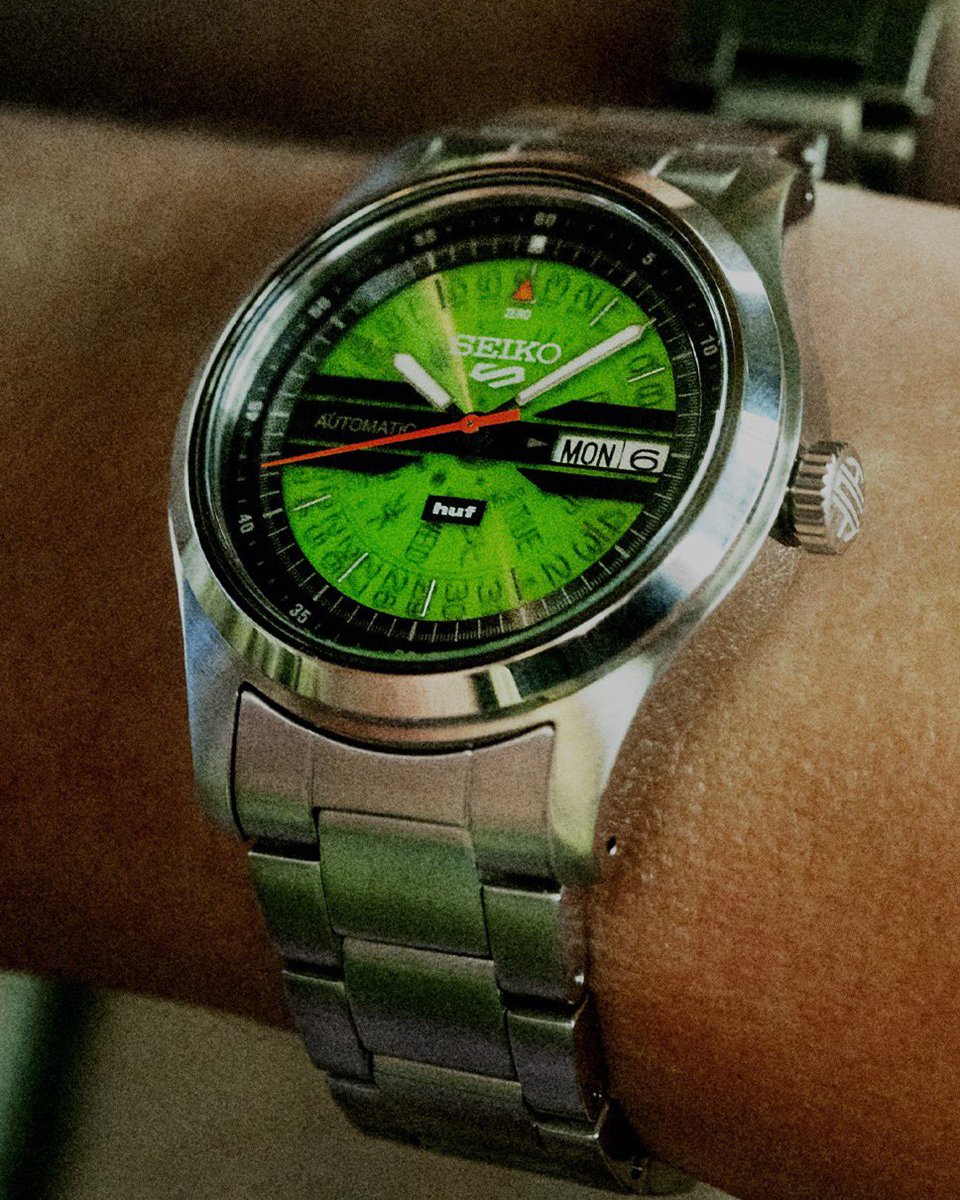 先行予約開始】Seiko 5 Sports x HUF コラボウォッチ第3弾が国内3月6日