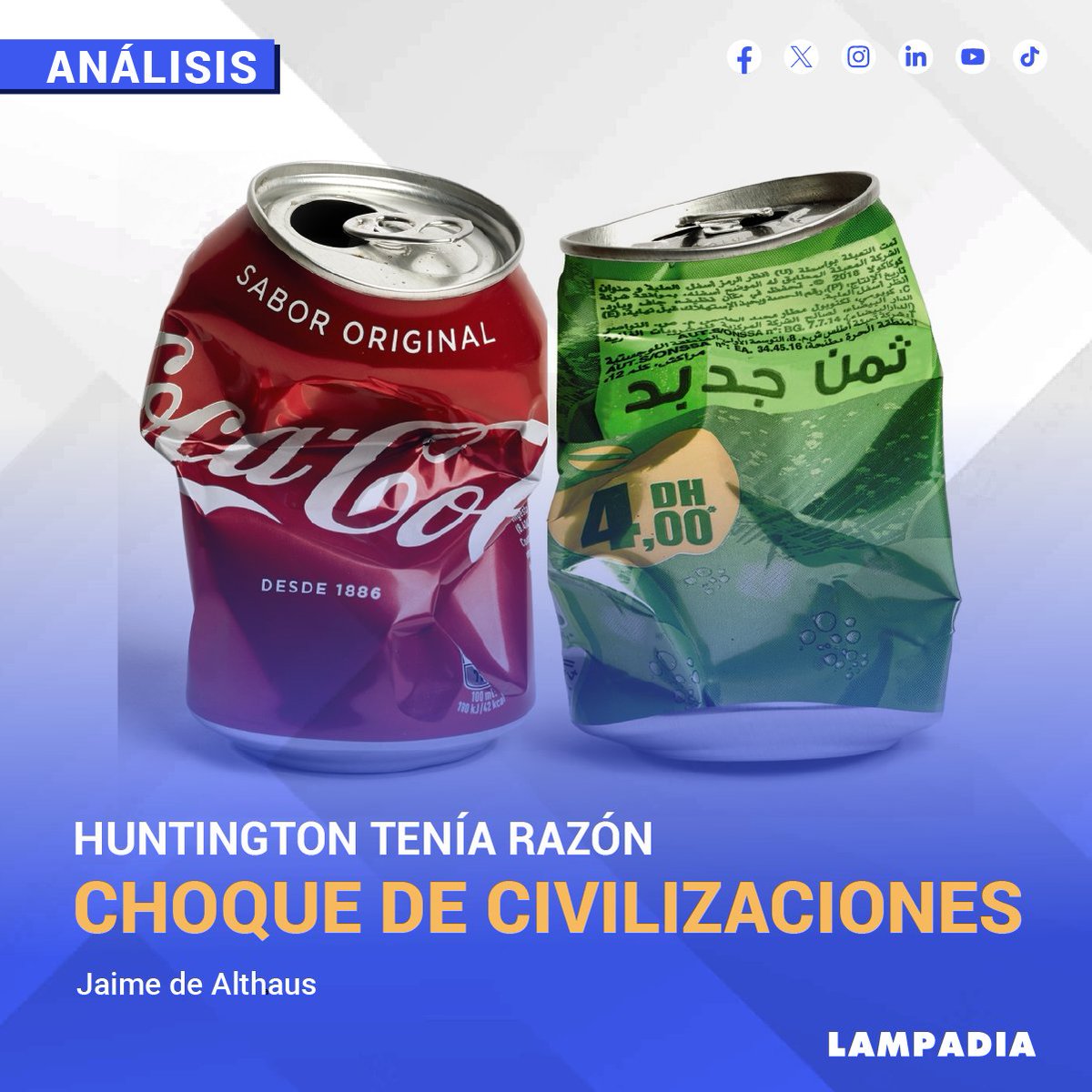 LampadiaOficial's tweet image. #ANÁLISIS | Para Huntington las diferencias civilizacionales y religiosas son más sustanciales que las ideológicas.

Continuar leyendo 👉 tinyurl.com/ahnav4t3

#Huntington #civilizaciones #geopolítica #Occidente #Trump #Milei #Perú #ideologia