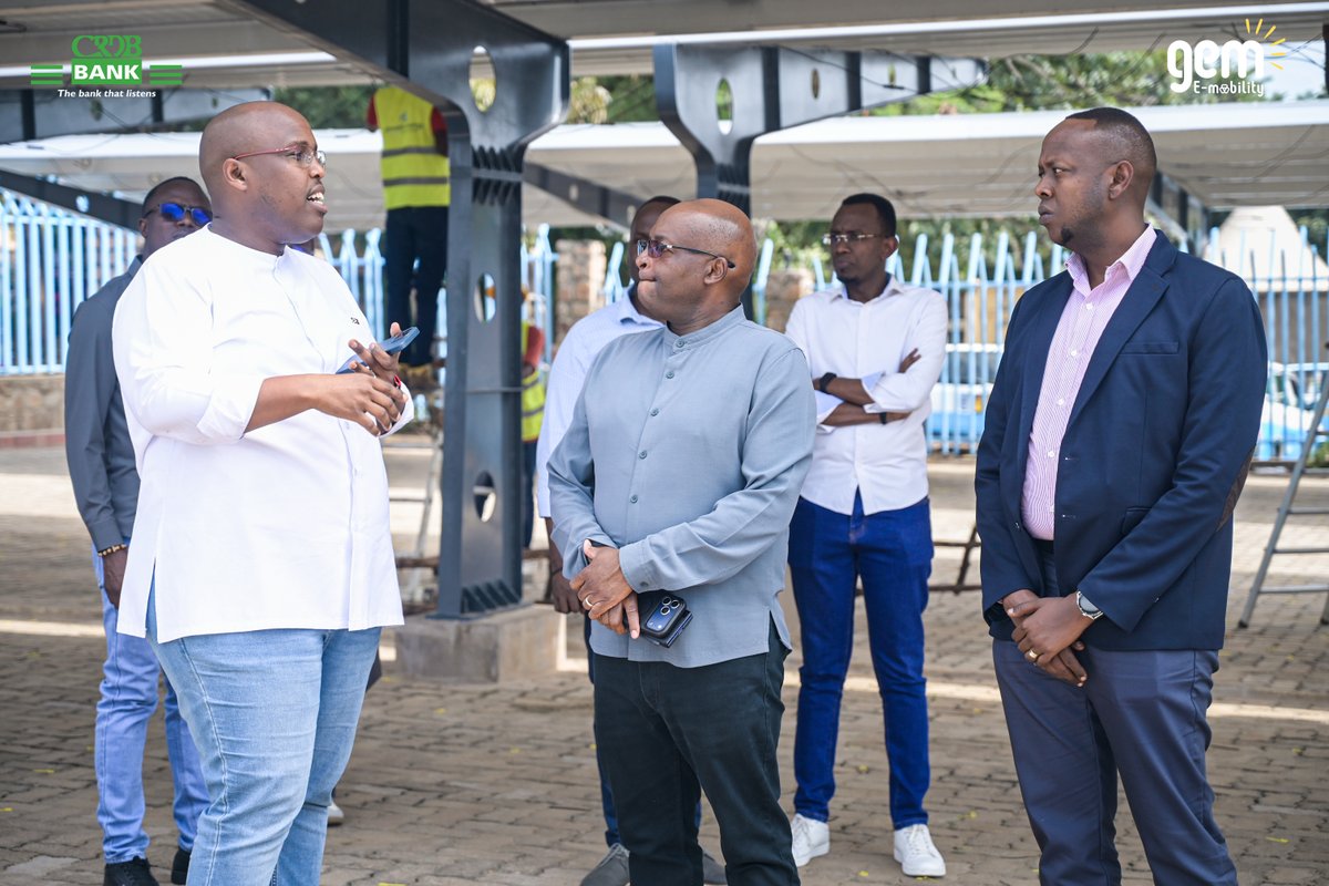 gem_emobility's tweet photo. ⚡️ Burundi’s first EV charging station is almost here!

We welcomed the CRDB Bank delegation, led by CEO Fredrick Siwale, to witness the progress. This isn't just a site; it’s the birth of a new era for green mobility in Burundi. 🇧🇮

#ElectricMobility #Burundi https://t.co/THSwTvCrqy