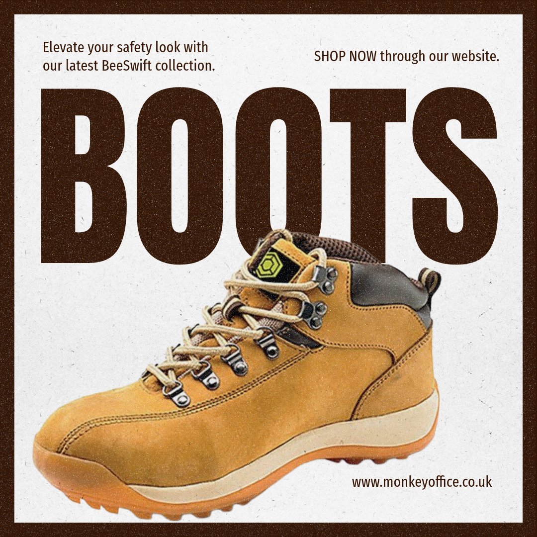 The Beeswift Click Chukka SBP D-ring Lace Up Safety Boot. 

Shop below:
monkeyoffice.co.uk/workwear/footw…