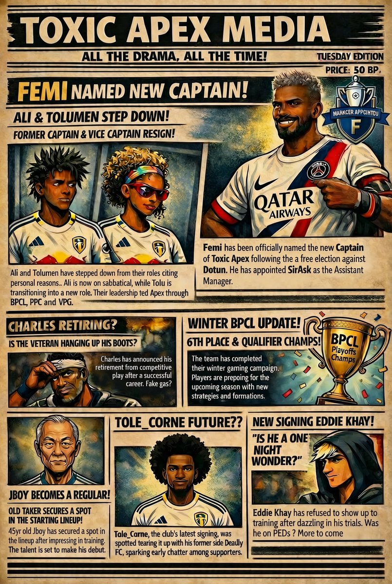 Toxic Apex FC tweet media