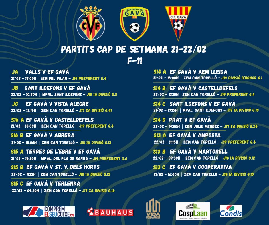 Escola Futbol Gavà tweet media