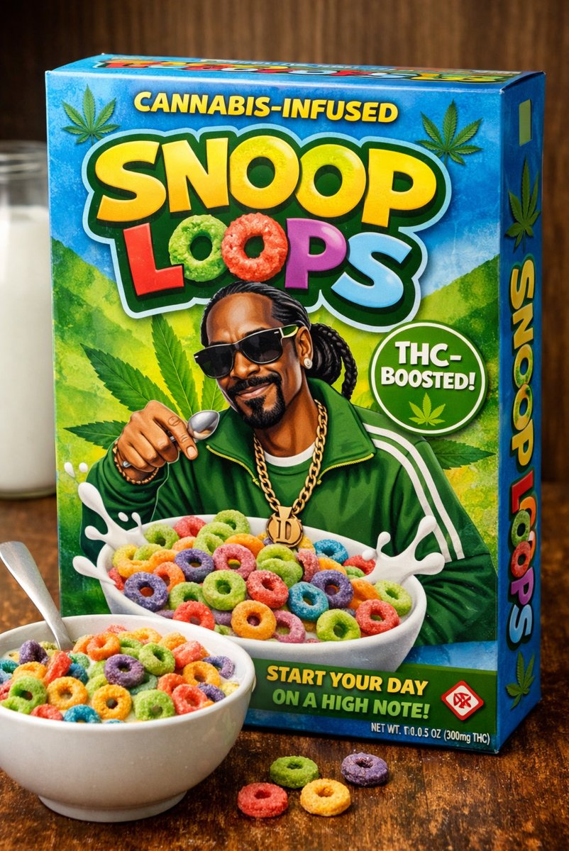 Snoop Dogg is launching a cannabis-infused breakfast cereal called Snoop Loops.