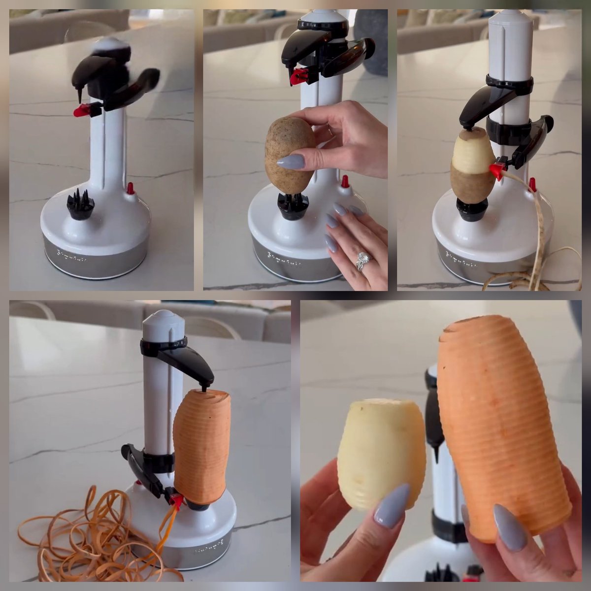 sell_savvy360's tweet image. A Kitchen Gadget That Actually Saves Time
🛍 amzn.to/46gwnTd
 Via @amazon

This automatic potato peeler peels in seconds and makes cooking faster and easier.
.
#TimeSavingKitchen #ElectricPotatoPeeler
#CookingMadeEasy #KitchenMustHaves