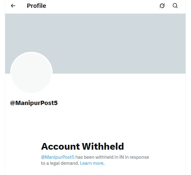 🚨 BREAKING NEWS 🇮🇳
Our page, Manipur Post, has been banned in India for reporting the truth from Manipur.

We have been doing ground reporting and highlighting human rights violations in India. Instead of addressing the issues, our voice has been silenced.

Truth should not be