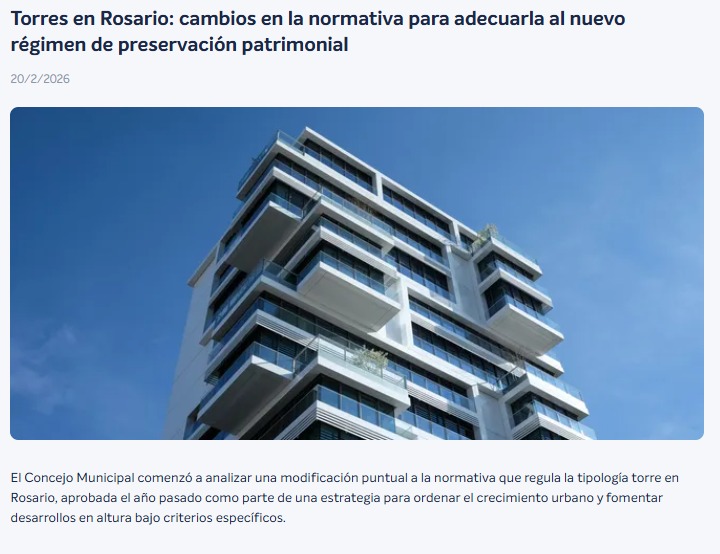 PropiaAr's tweet photo. 🌆Torres en Rosario: cambios en la normativa para adecuarla al nuevo régimen de preservación patrimonial  

La nota completa en nuestro portal de noticias✍️💻https://t.co/2fWr2aNROJ

#Propia https://t.co/JoDlnE2hTi