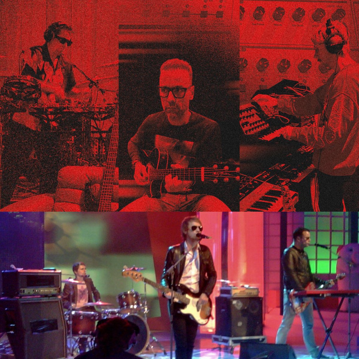 Matt 🥁 Chris 🎸 Dom 🎹
LO VOLVIERON A HACER