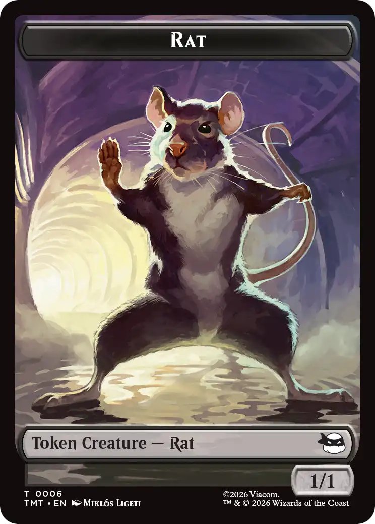 MTG x TMNT】 ・『ネズミ』 ・『忍者』 ・『ミュータント』