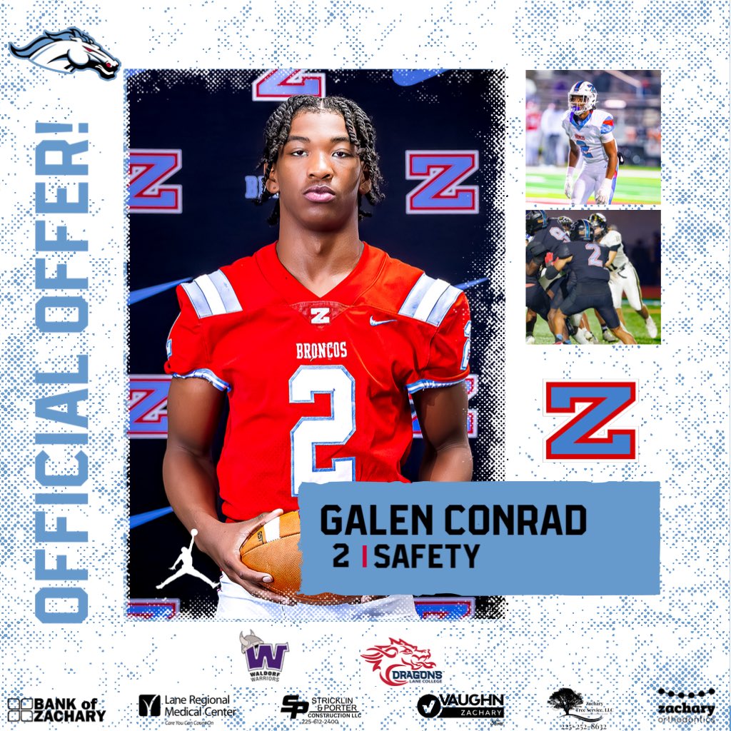 Zachary High Football tweet media