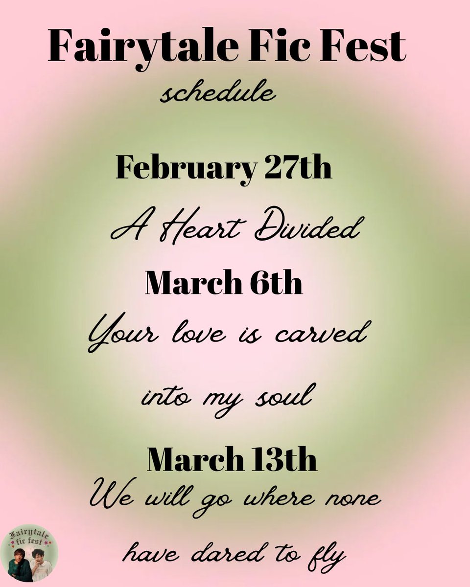 Fairytale Fic Fest 🧚‍♀️ tweet media