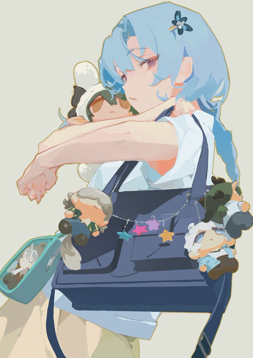 artist &amp; her OCs 😝