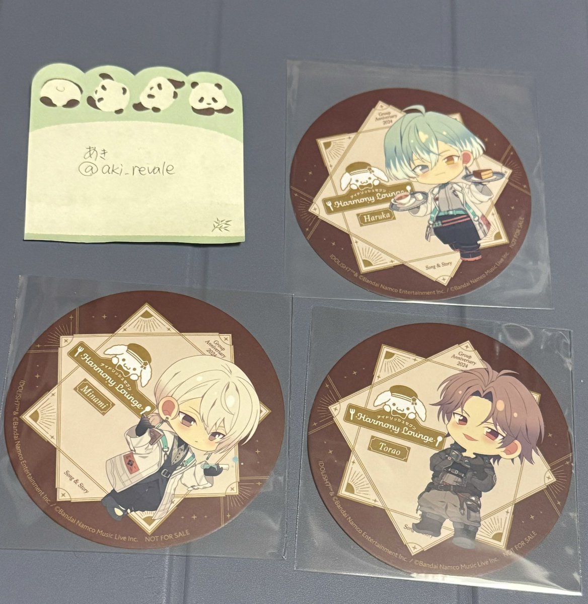 交換希望】 アニメイトカフェ アニカフェ アイナナ 記念日 Group