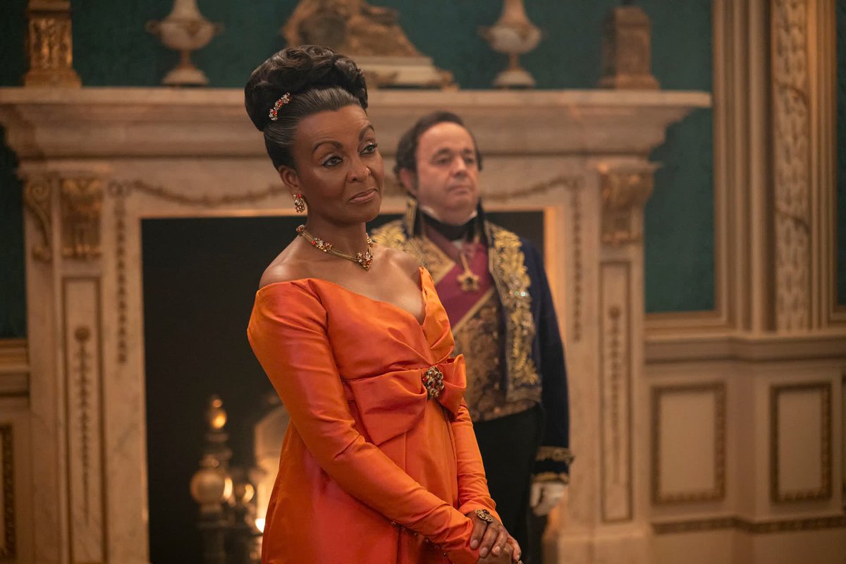 NEW still of Lady Danbury and Brimsley from #Bridgerton Season 4: Part Two