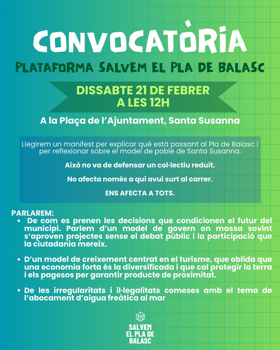 Salvem el Pla de Balasc tweet media