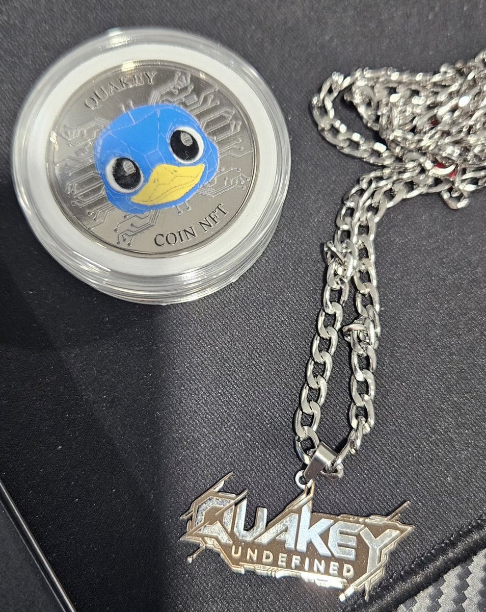 stukwan's tweet photo. Quakey Undefined Pendant Giveaway. π Today only π―
1 pendant with Chain will be raffled with Any #QuakeyUndefined Mints Live on Space.
Shipping free for US only, International Shipping is paid for by Winner.
β
οΈ Must be on space to claim β
οΈ https://t.co/l1XIpMQD7j