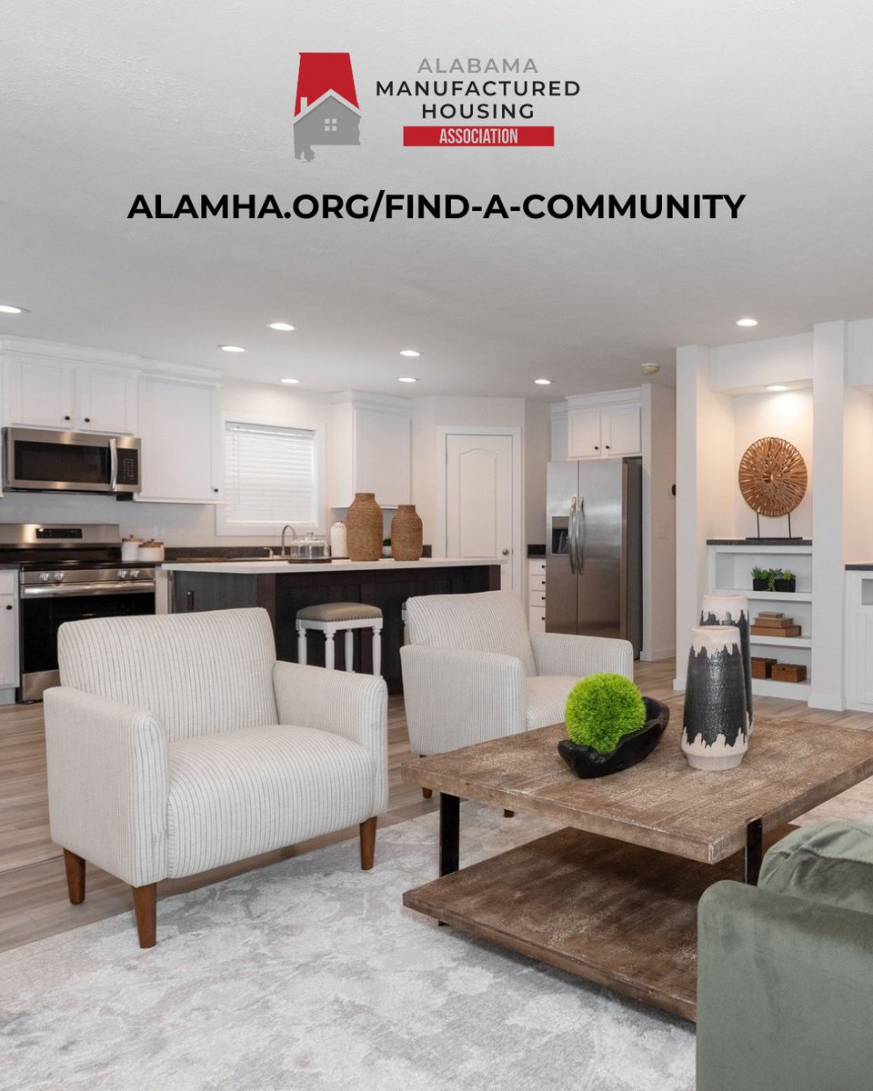 Looking for a manufactured home community that fits your lifestyle? AMHA’s Find a Community feature helps you locate established communities throughout the state. This tool is designed to make your search easier and more efficient.
alamha.org/find-a-communi…