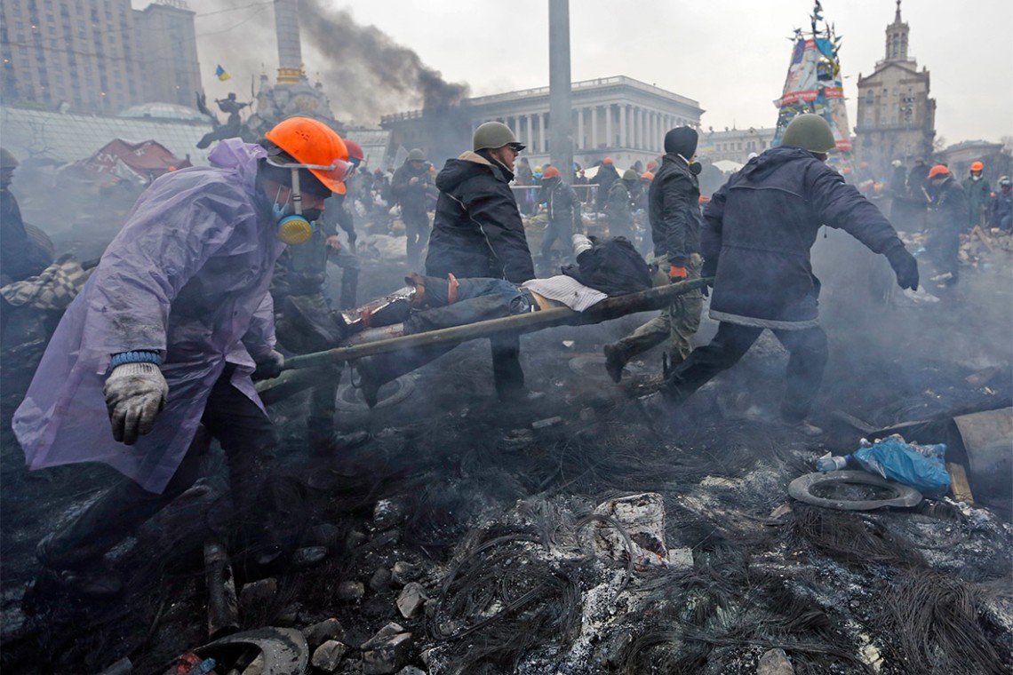 Kyiv, 2014. Eternal memory to the Heavenly Hundred and to everyone else since then who has made the ultimate sacrifice for the freedom of Ukraine.