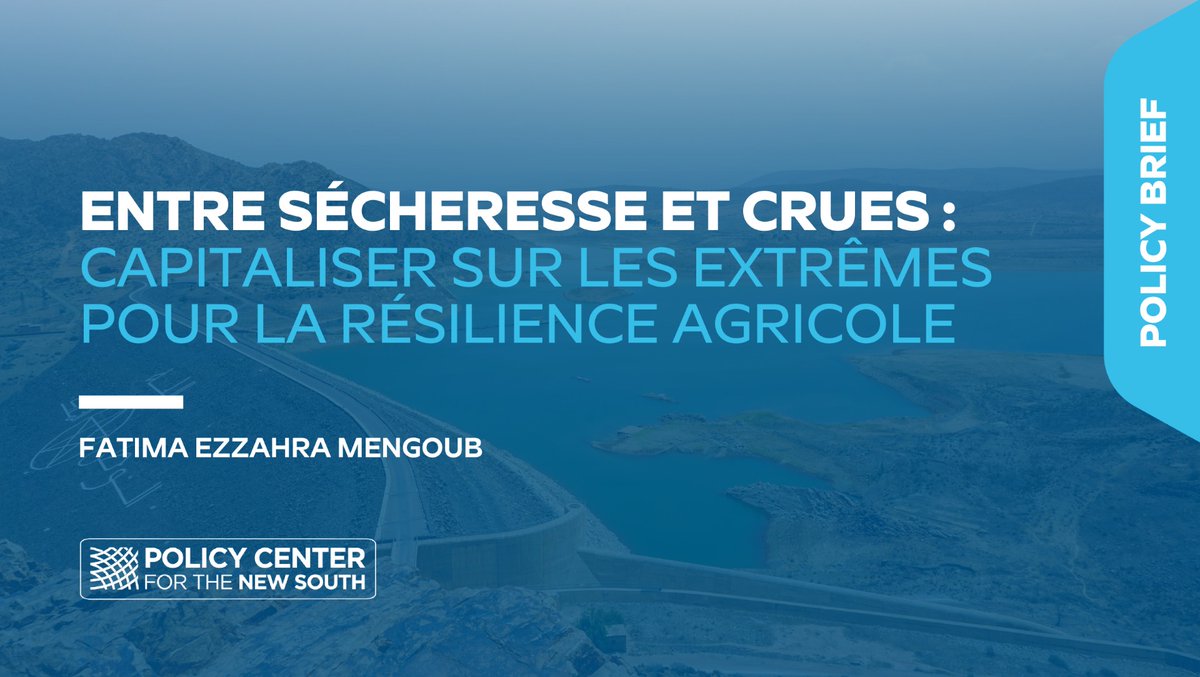 PolicyCenterNS's tweet image. 📚 Comment le #Maroc peut-il adapter son modèle hydraulique pour transformer les excès d’#eau en leviers de résilience agricole et de #SécuritéAlimentaire?
✍️ @MengoubF 
🔗 Lire plus: policycenter.ma/publications/e…