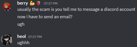 berrystrawng's tweet photo. someone messaged me today trying the steam scam https://t.co/TdjtMofkhg