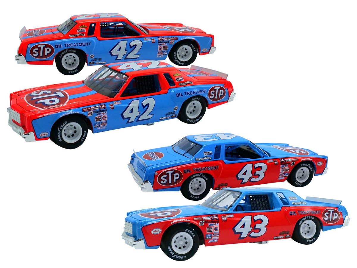 Lionel_Racing's tweet photo. Pre-orders are open for the No. 42 and No. 43 Petty Riverside Swap die-cast! 

➡️ https://t.co/dc2STUQACY https://t.co/tbdZzuHGLe