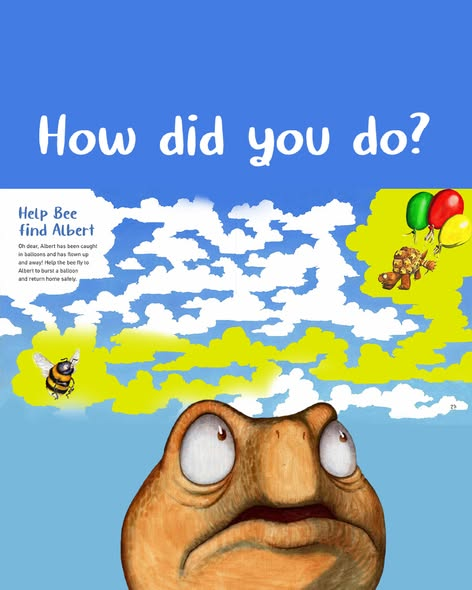AlbertTortoise's tweet photo. Can you help Bee find Albert? 📷 Let us know how you got on 📷 https://t.co/ifzLh573KF
#AlbertTortoise #AlbertTheTortoise #Tortoise #Veg #KidsBooks #PictureBooks #Educational #AnimalFriends #BooksforKids #Educationalfun #Parents #Parenting https://t.co/YqsPR3quWN