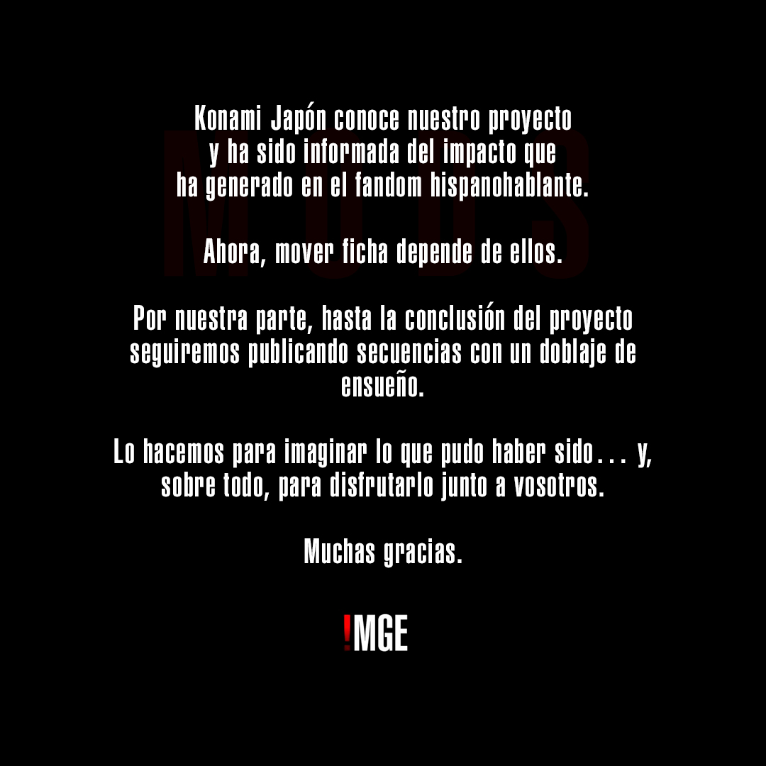 Metal Gear España (@mgscastellano) on Twitter photo 