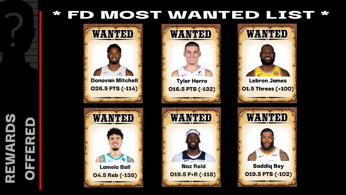 ** MOST WANTED LIST ** 3/20:

#GamblingX #GamblingTwitter #NBA #NBApicks #BestBets #Fanduel #FDMW

PARLAYS CAN BE FOUND ONLY ON OUR IG ✅ >>

<a href="/fdmostwanted/">Fanduel Most Wanted 🎯</a> <a href="/fdmostwanted/">Fanduel Most Wanted 🎯</a> <a href="/fdmostwanted/">Fanduel Most Wanted 🎯</a>