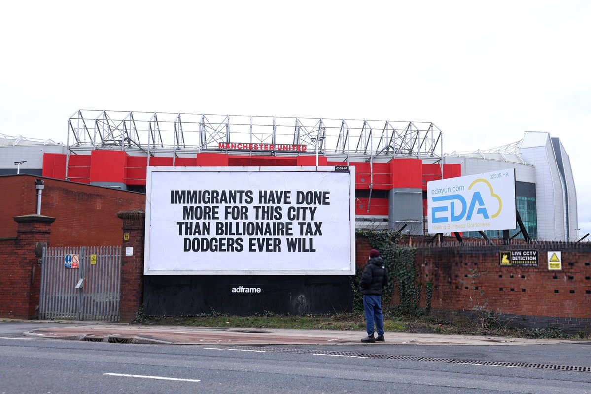 🚨 BREAKING: FA’s punishment for Jim Ratcliffe 

After claiming the UK has been “colonised by immigrants” on Sky News, Man United’s co-owner got a formal warning (no fine, no ban—just a Rule E21 note).  

Huge backlash followed → Ratcliffe partially apologised for his “choice of