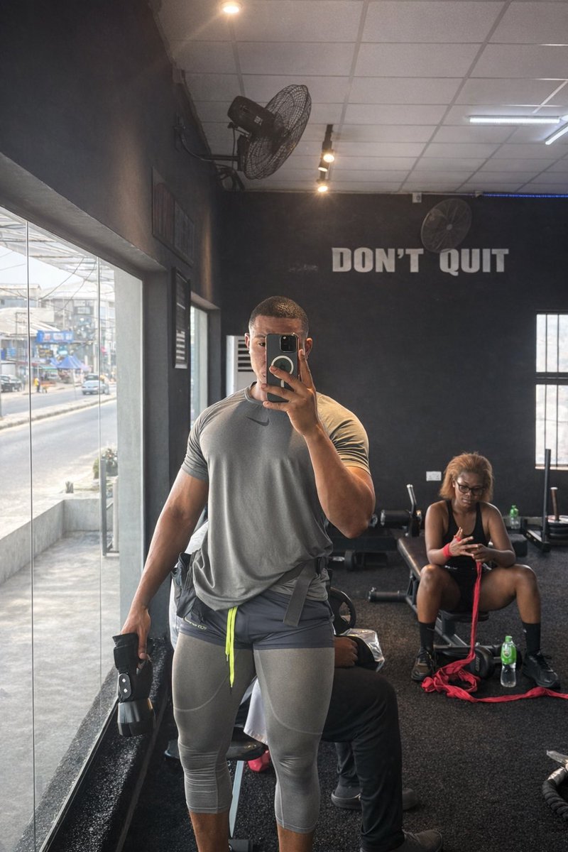Built different. No shortcuts, just discipline